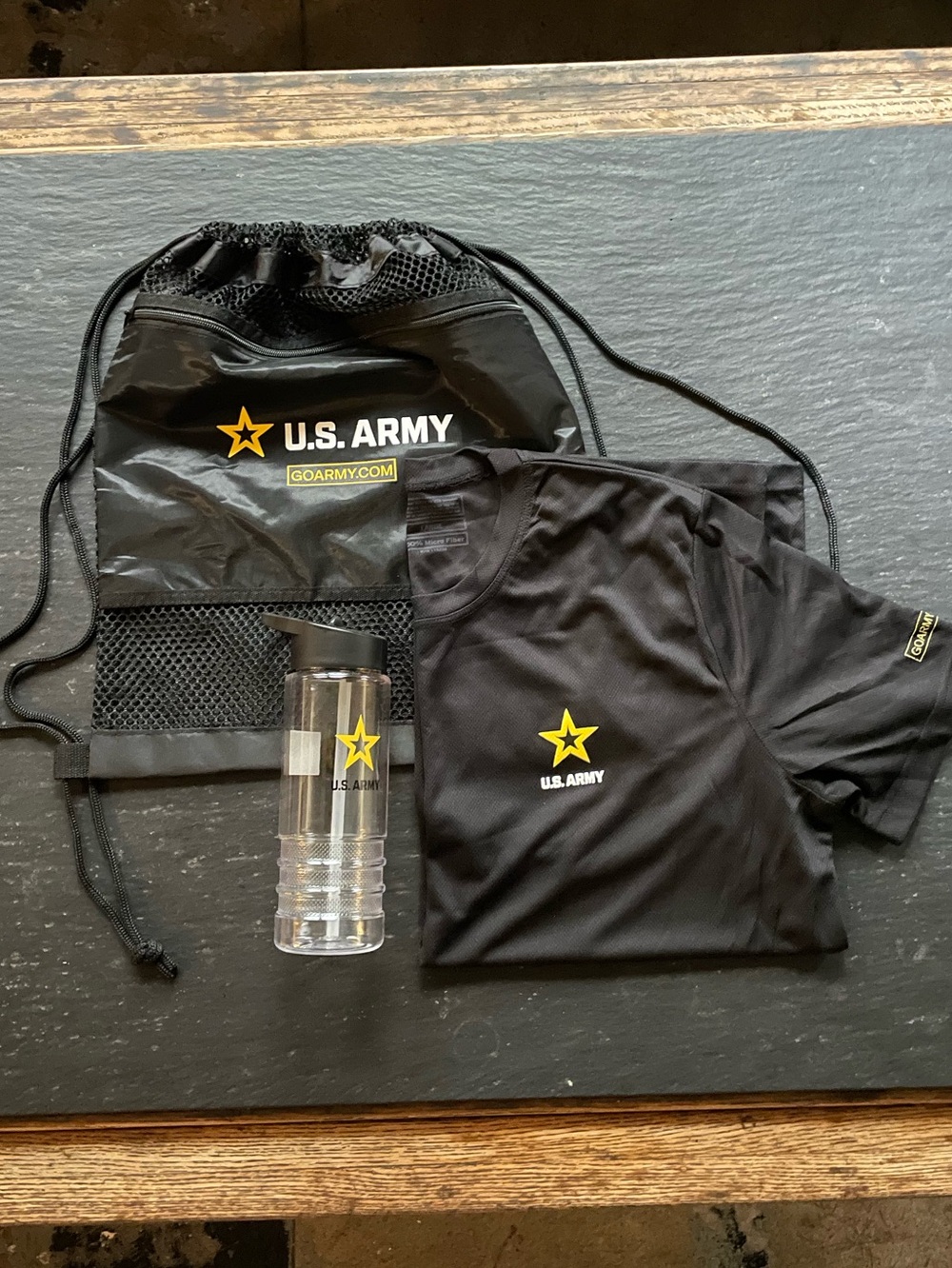 U.S.Army] Gifts set: bag, water bottle, t-shirt